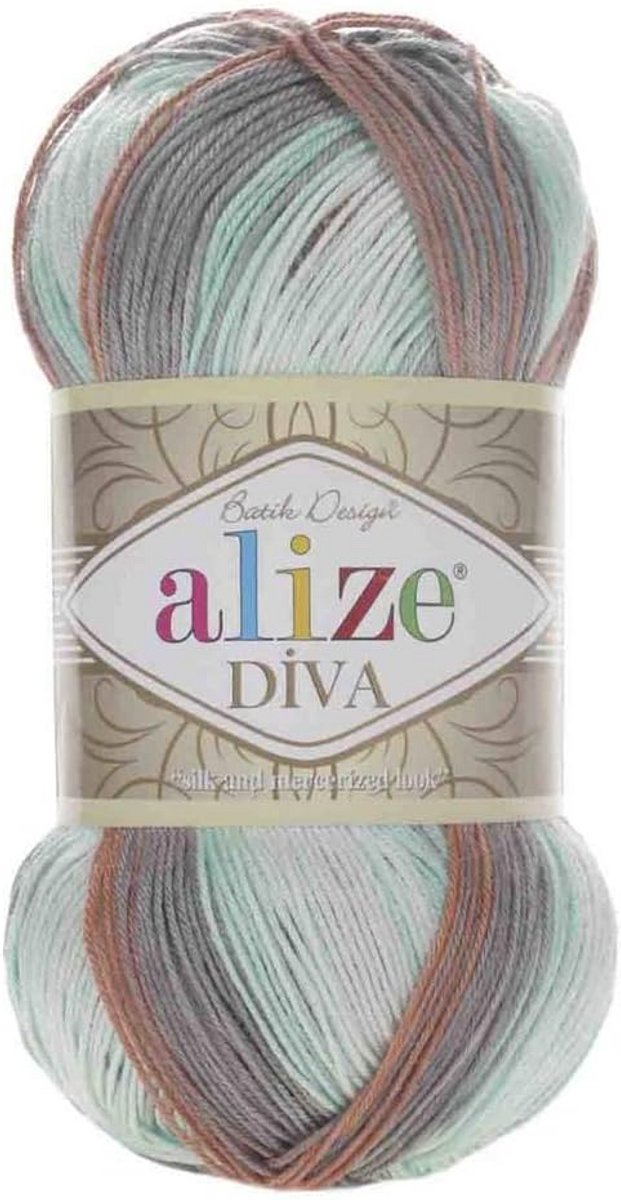 Microvezel Garen voor Haken en Breien met Kleurverloop - Zijde-effect Draad