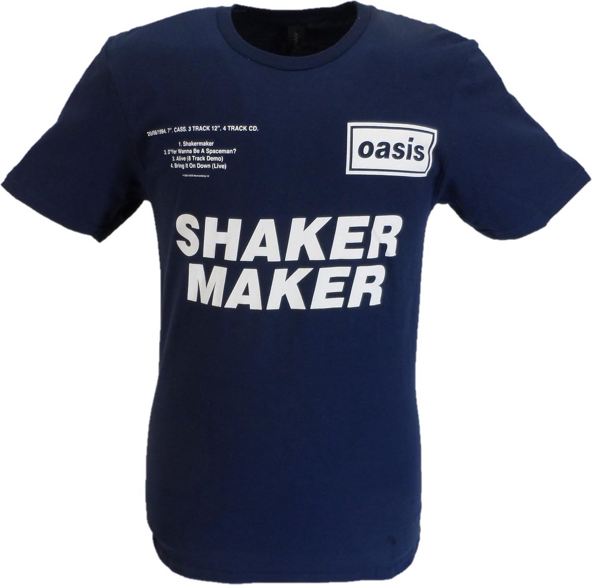 T-shirt voor heren met rockband print