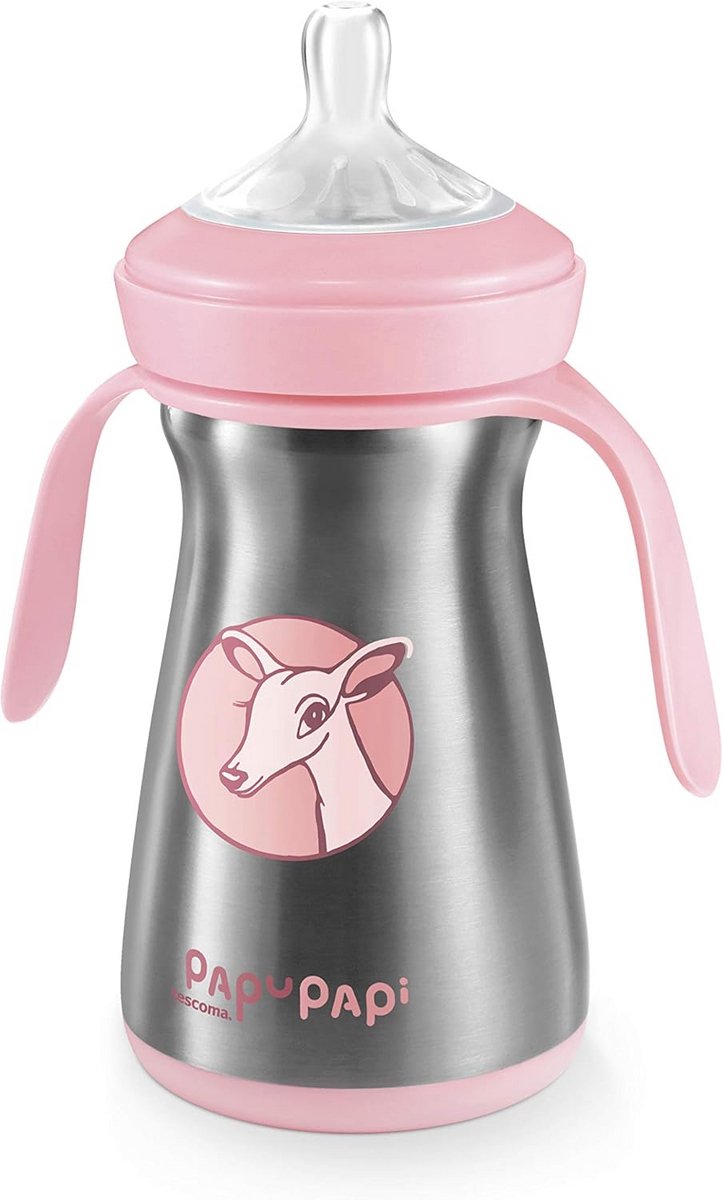 Thermosfles voor Babyvoeding RVS Dubbelwandig 200 ml