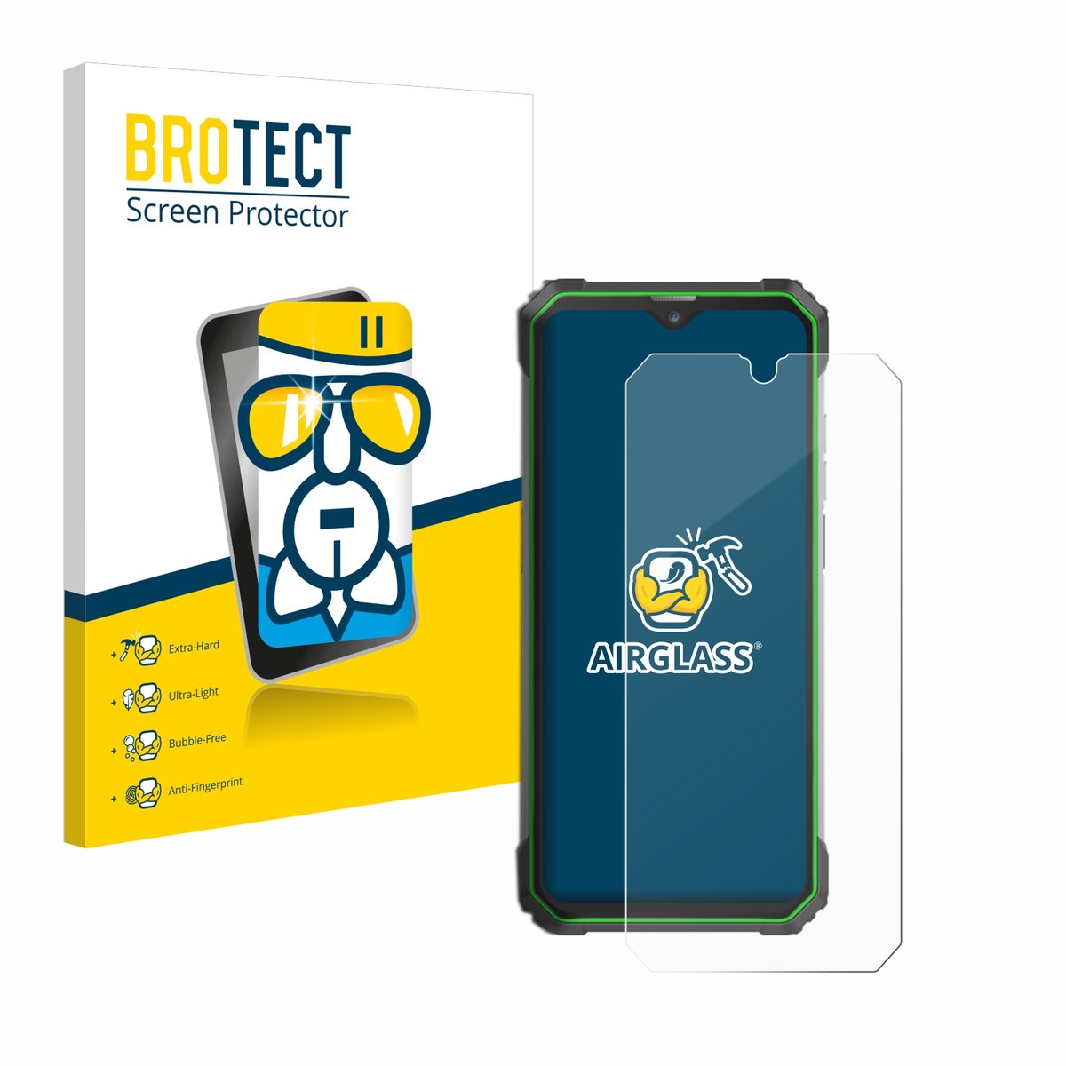 Screenprotector voor Blackview BL8800 PRO 5G Beschermglas transparant