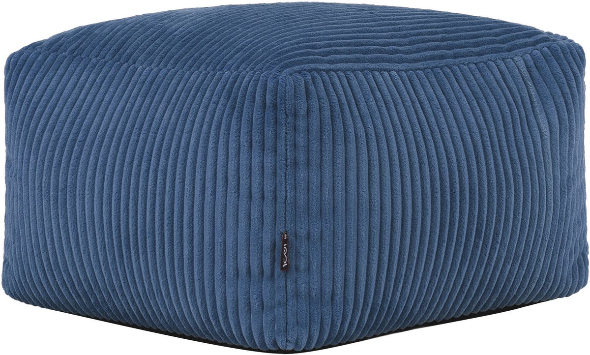 icon - Amara Poef - Zitzak Poefje - Ribfluweel - Denimblauw