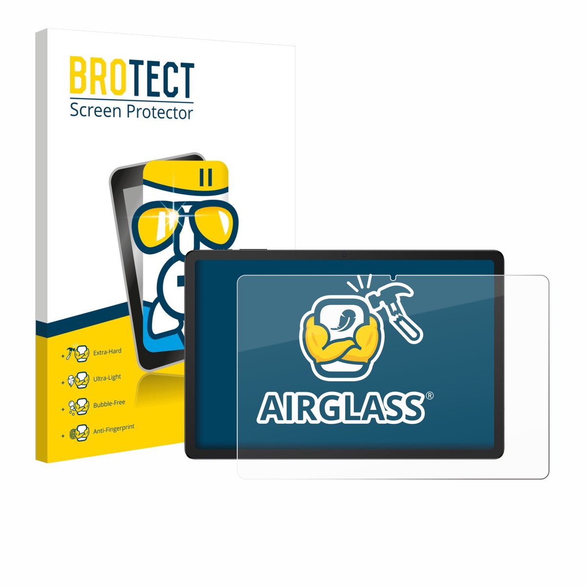 Screenprotector voor Doogee Tab G6 Plus Beschermglas transparant