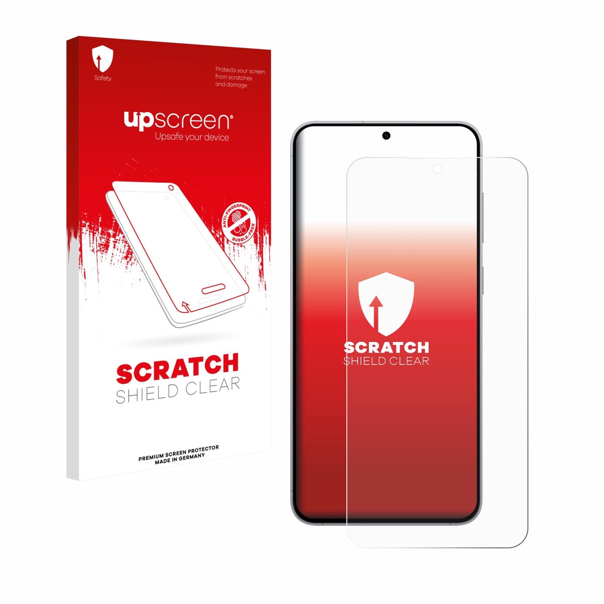 upscreen - Screenprotector voor Samsung Galaxy S25 FE - Folie Beschermfolie transparant