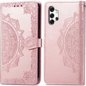 iMoshion Samsung Galaxy A32 (4G) Mandala Booktype d'iMoshion - Or rose