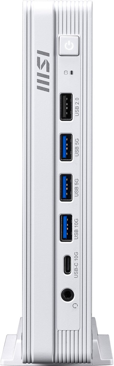 MSI PRO DP10 A14MG-007BEU PC's/werkstation Intel® Pentium® Gold G7400 1,1L maat pc Mini PC barebone Wit thumbnail 7