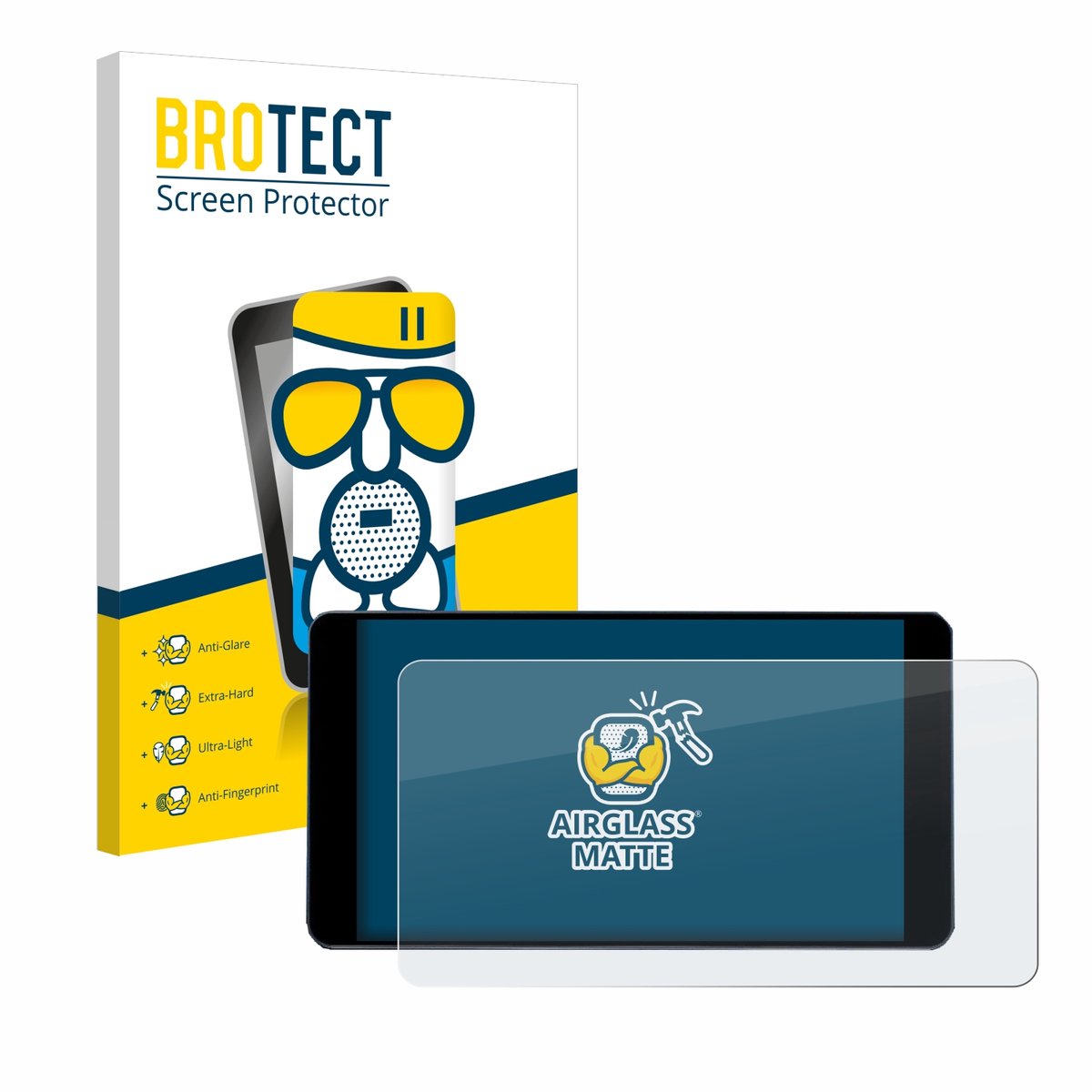 BROTECT - Screenprotector voor Zontes 350E - Folie Beschermfolie Beschermglas matte
