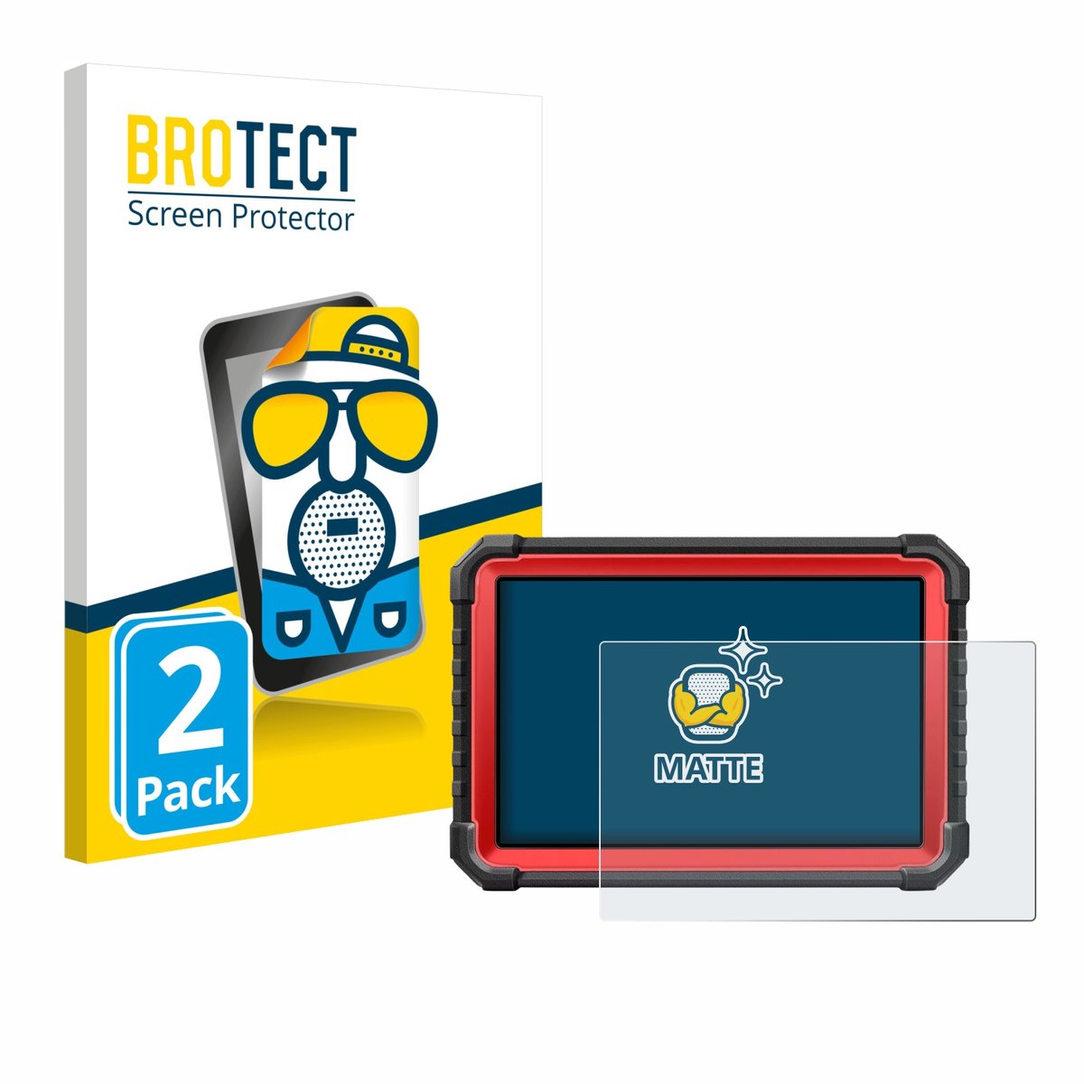 BROTECT - Screenprotector voor Launch X-431 PRO3S+ V5.0 - Folie Beschermfolie matte 2 Stuks