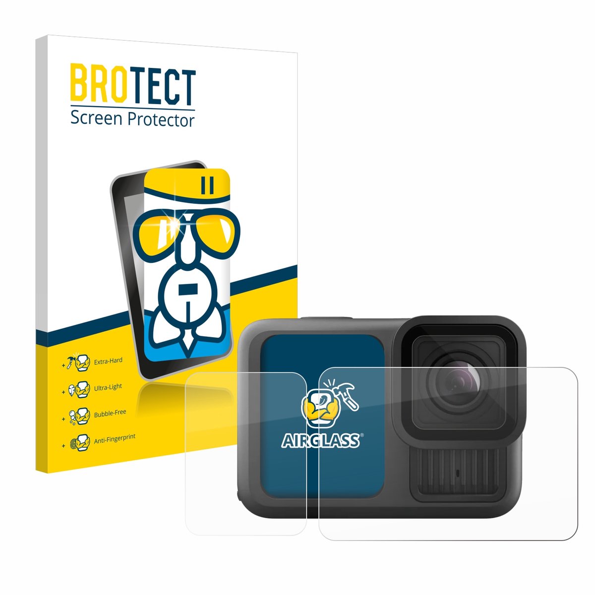 Screenprotector voor GoPro Hero 13 Black Beschermglas transparant