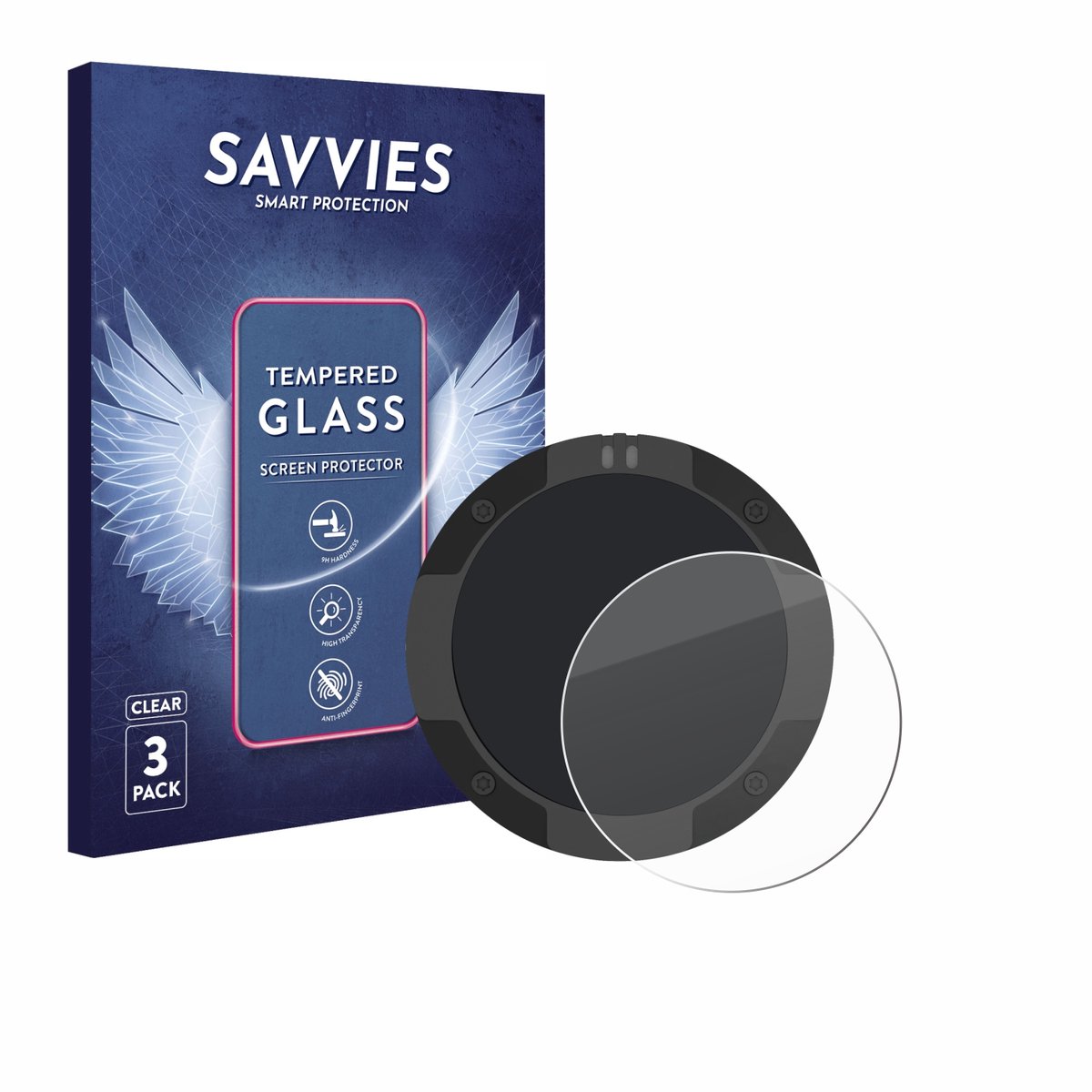 Savvies - Glas Screenprotector voor Beeline Moto II - Gehard Beschermglas 9H 3 Stuks