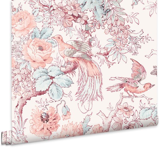 Laura Ashley - Papier peint intissé - Papier peint non tissé - Rose - 10mx52cm