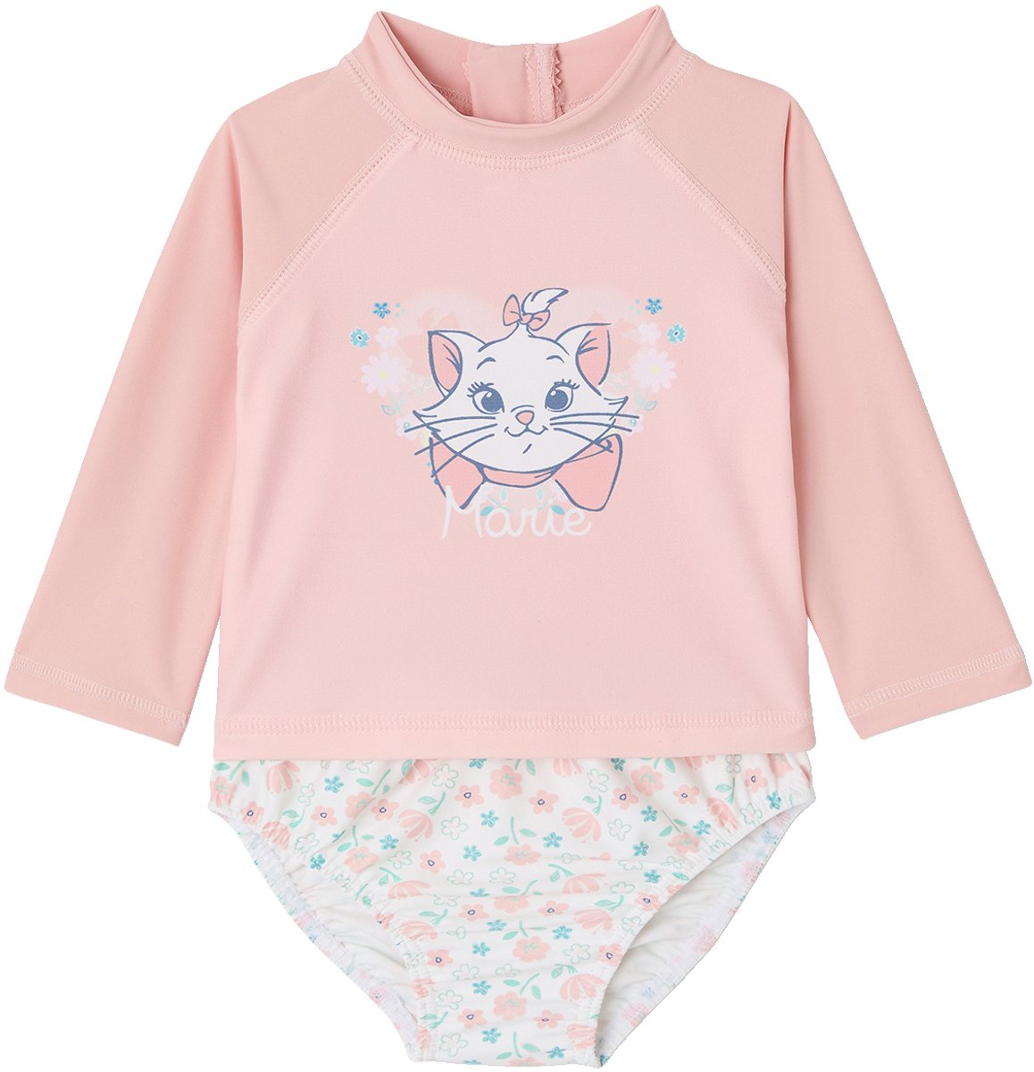 Vertbaudet Tweedelig anti-UV badpak voor baby meisjes DISNEY® Marie De Aristokatten