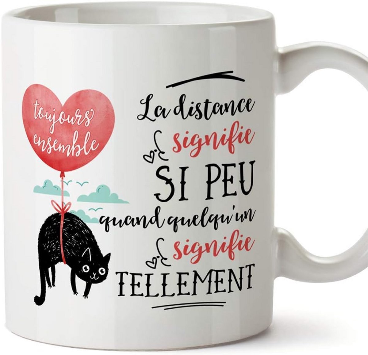 Grappige Keramische Koffiemok - DSV Symbool Ontwerp - Cadeau voor Vader of Moeder