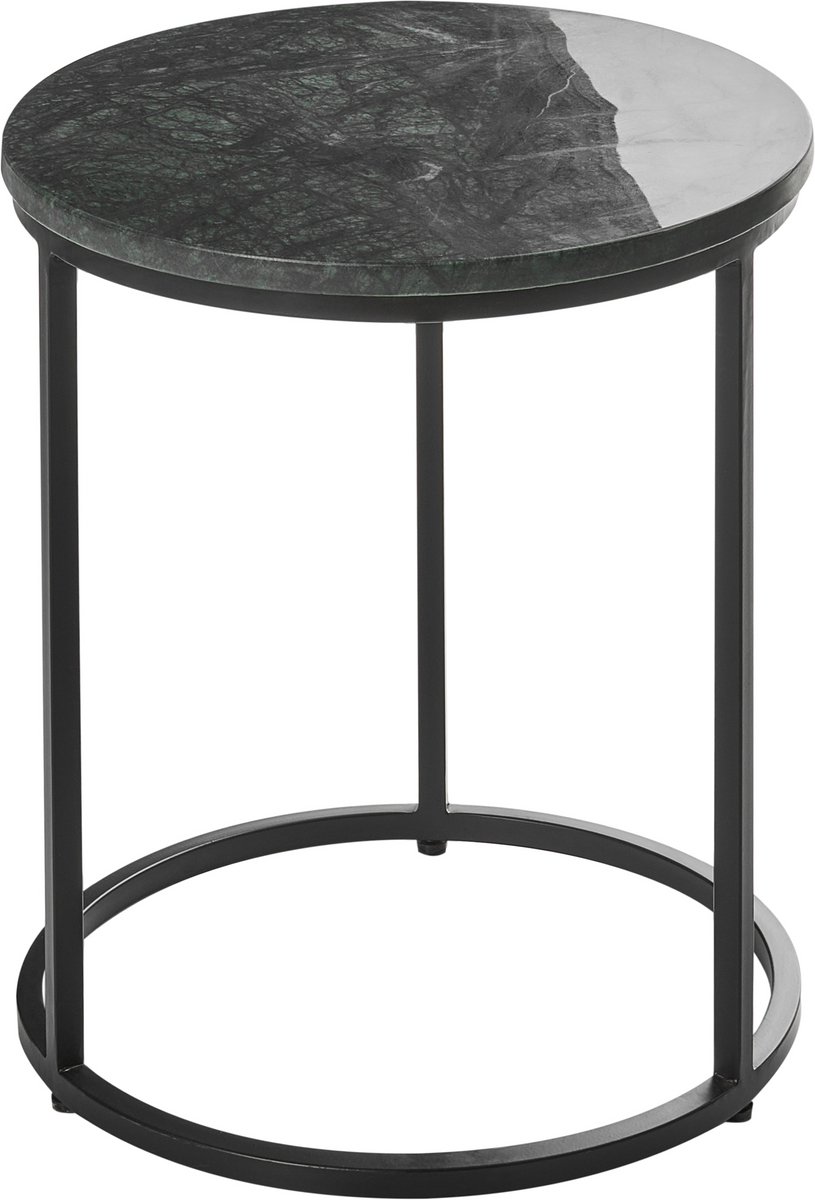 TYRELL - Bijzettafel - Donkergroen - Marmer