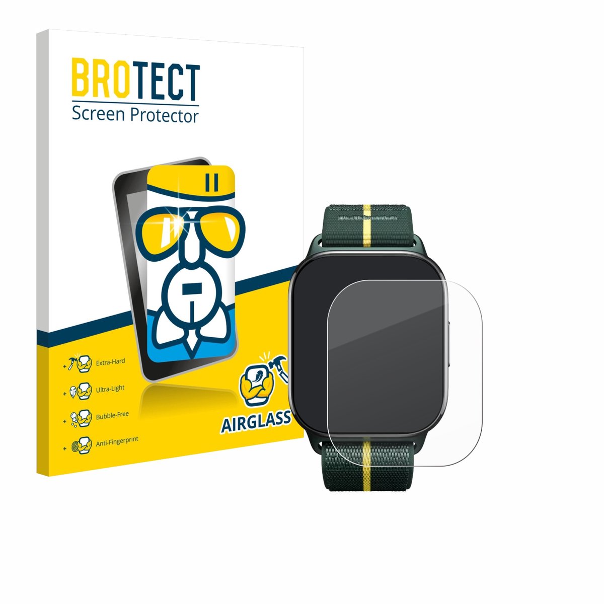 Screenprotector voor Motorola Moto watch fit Beschermglas transparant