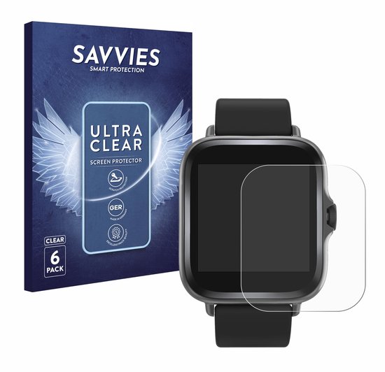 Savvies – Screenprotector voor Denver SWC-156 – Folie Beschermfolie transparant 6 Stuks