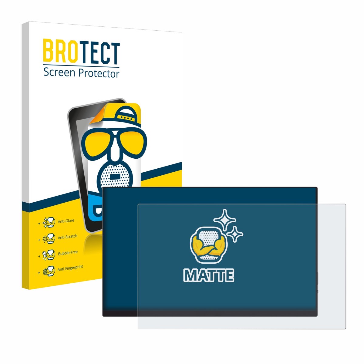BROTECT - Screenprotector voor Verbatim PMT-14 - Folie Beschermfolie matte