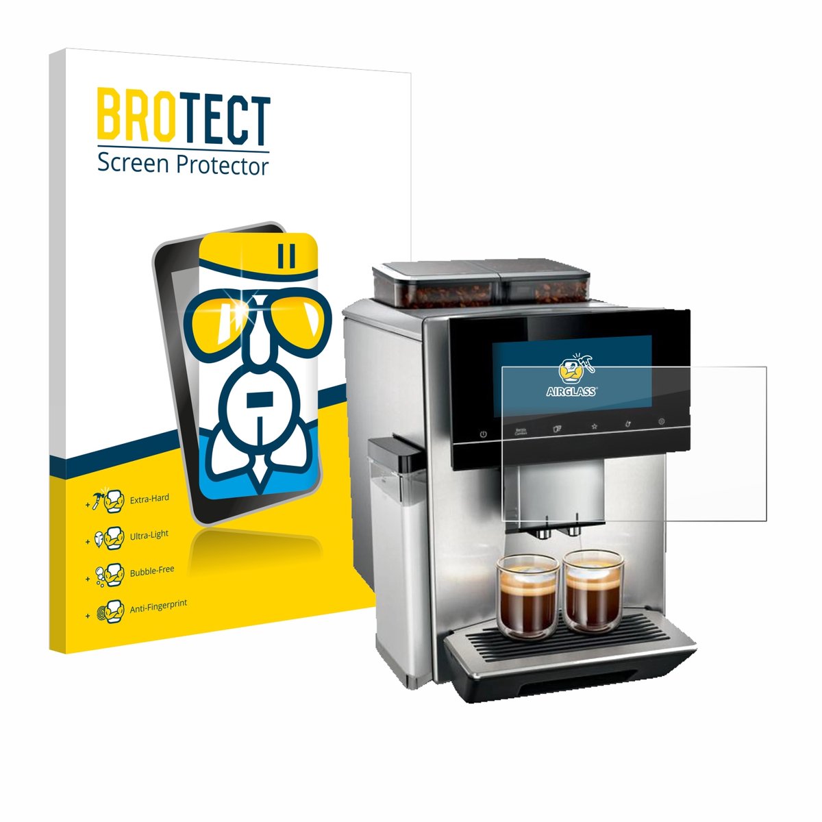 Screenprotector voor Siemens EQ900 TQ907D03 Beschermglas transparant