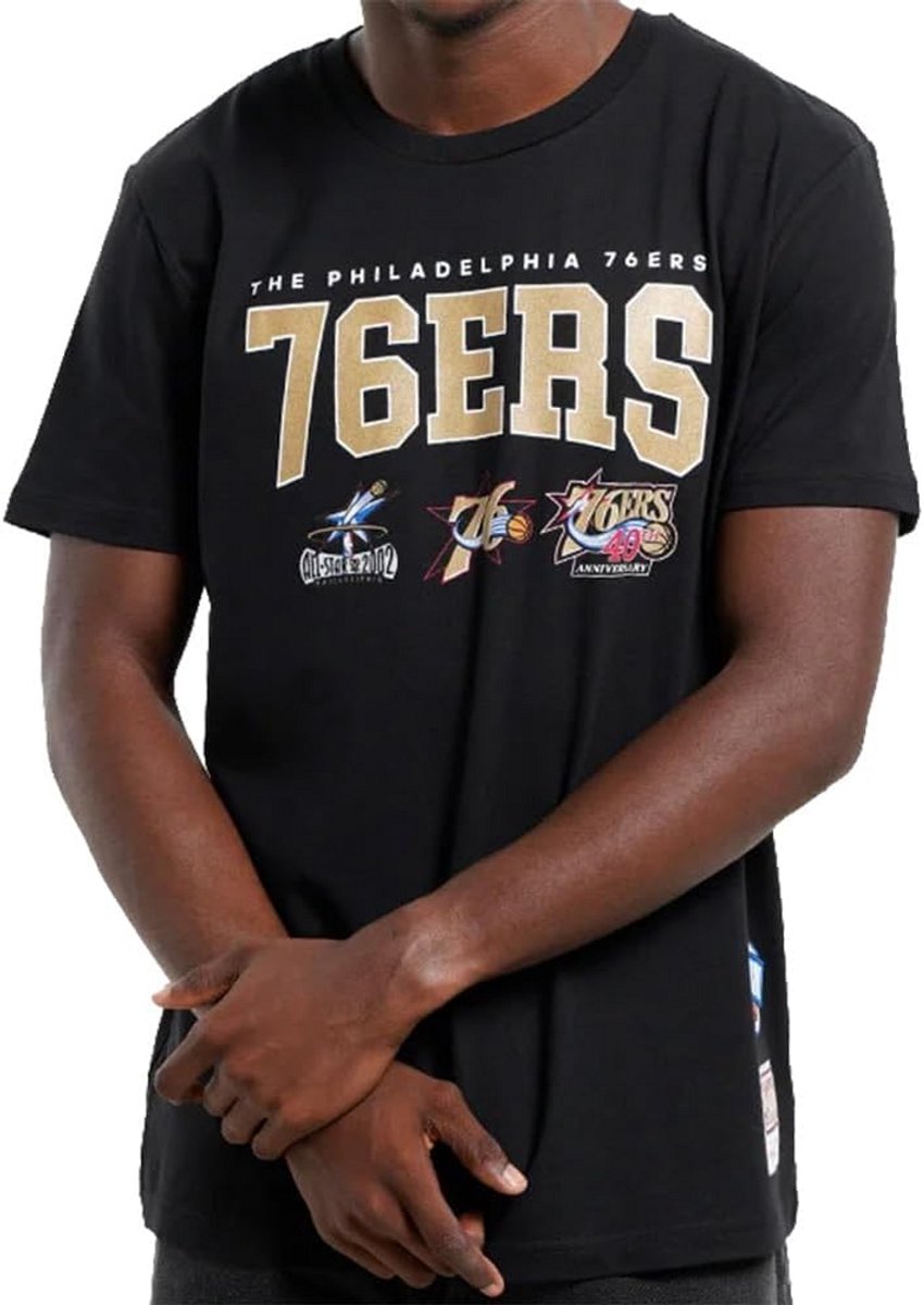 NBA HWC Champ Stack T-shirt voor Heren - Basketbal Fan Kleding