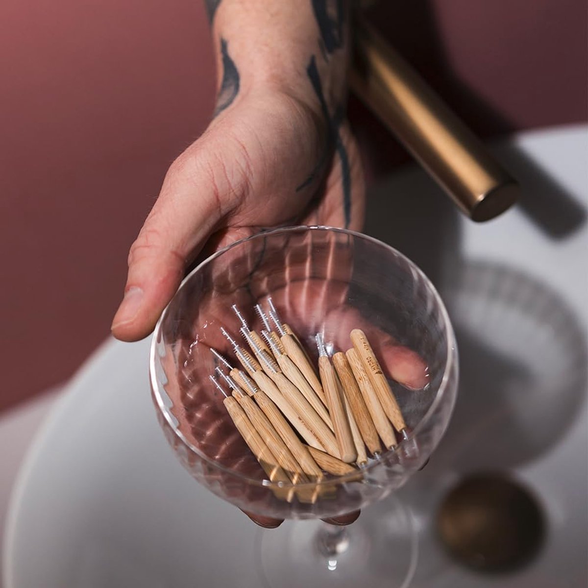 Plasticvrije Interdentale Sticks 0,40 mm voor Effectieve Mondhygiëne