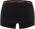 Zwarte boxershorts met rode Jack & Jones-band.