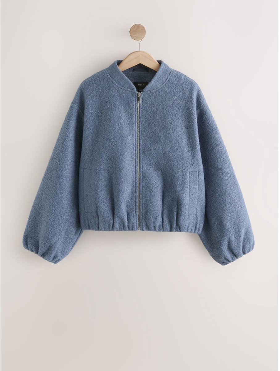 Next - Dames - Coatigan bomberjack - Blauw