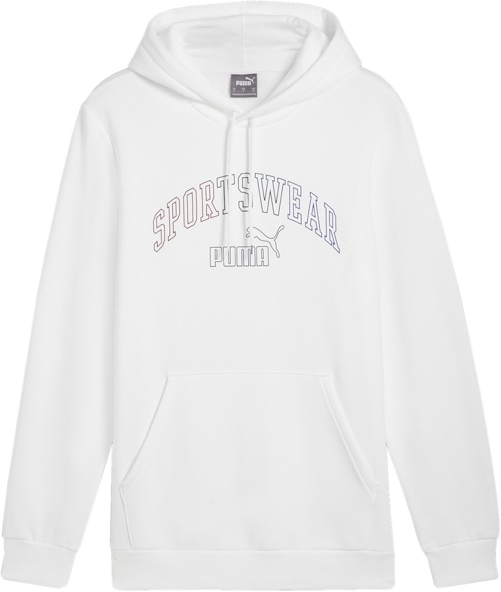 Puma Ess+ Logo LAB Gradient Hoodie FL Heren Wit