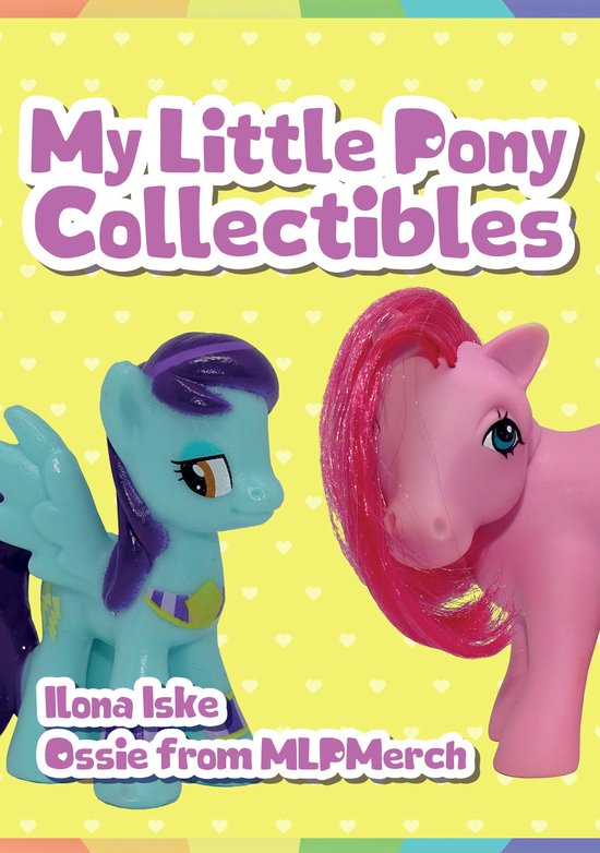 Livre My Little Pony Collectibles avec une Pégase vert menthe et un poney rose.