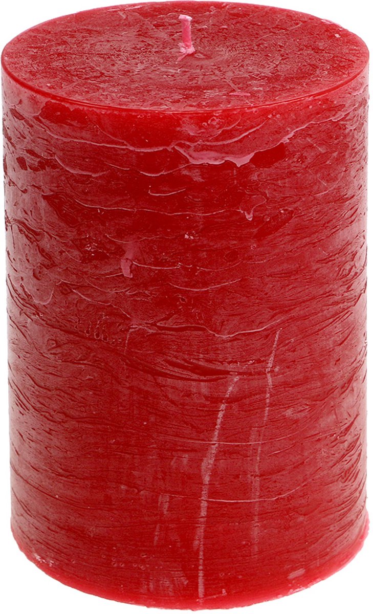 Viana Effen kaarsen rood 85x120mm 2 st, 2 Stück