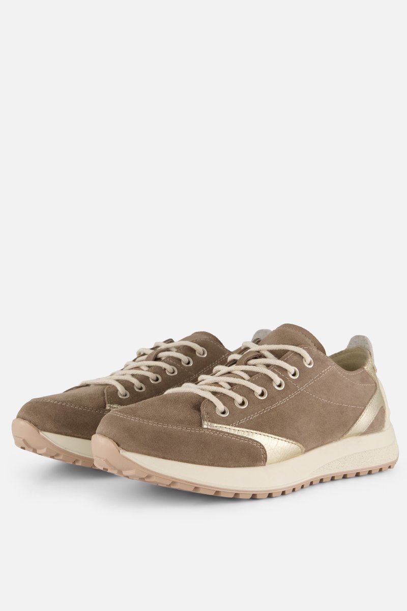 Feyn Sneakers beige Suède - Maat 39