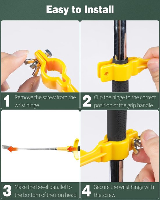 2 Stuks - Golftraining Polsscharnier - Golftrainer Swinghulpmiddel - Swingcorrectie Trainer Tool - geschikt voor golfbeginners - 20×10cm - geel — afbeelding 4