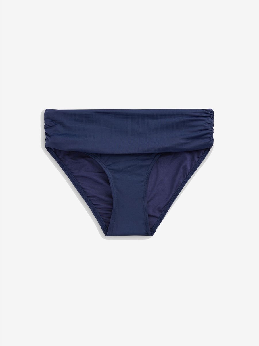 Next - Dames - Bikinibroekje met oproltaille - Blauw
