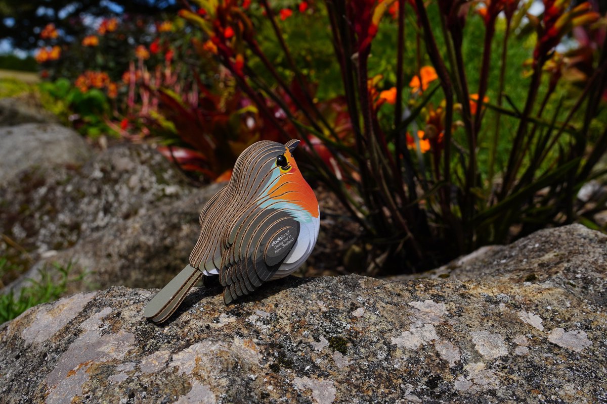 EUGY 3D Puzzel - Roodborstje - Vogels - Duurzaam - Verzamel Ze Allemaal - 6 Jaar — afbeelding 10