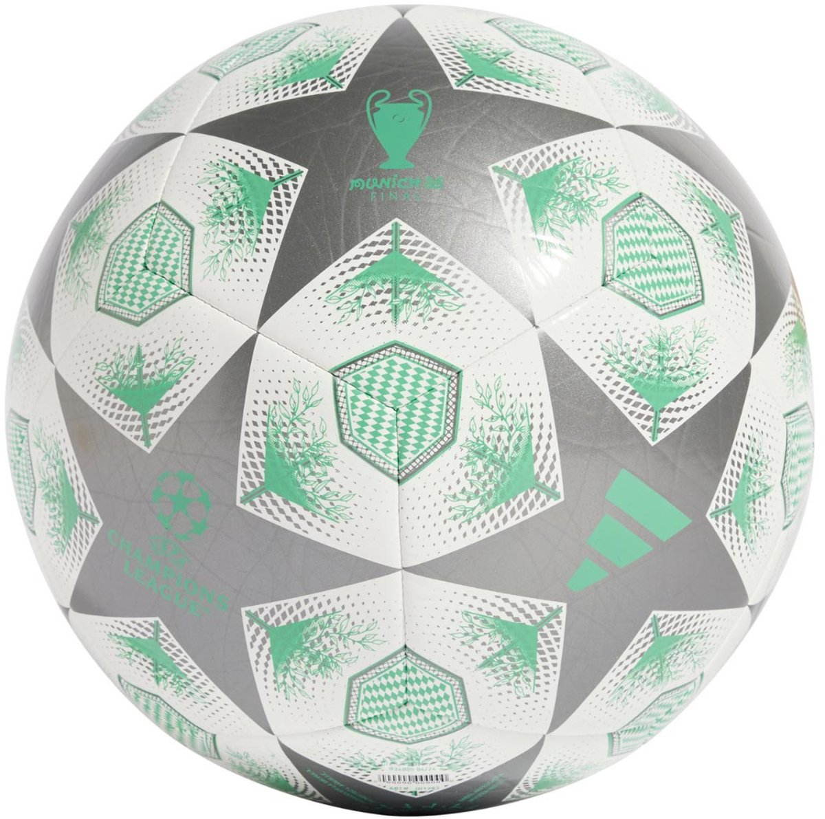 Adidas UCL Club 24/25 Knockout Stages Voetbal wit-groen-grijs - Maat 5
