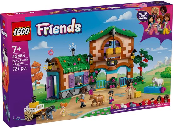 LEGO Friends ponyranch en stal