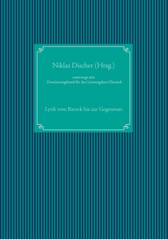 unterwegs sein - cover