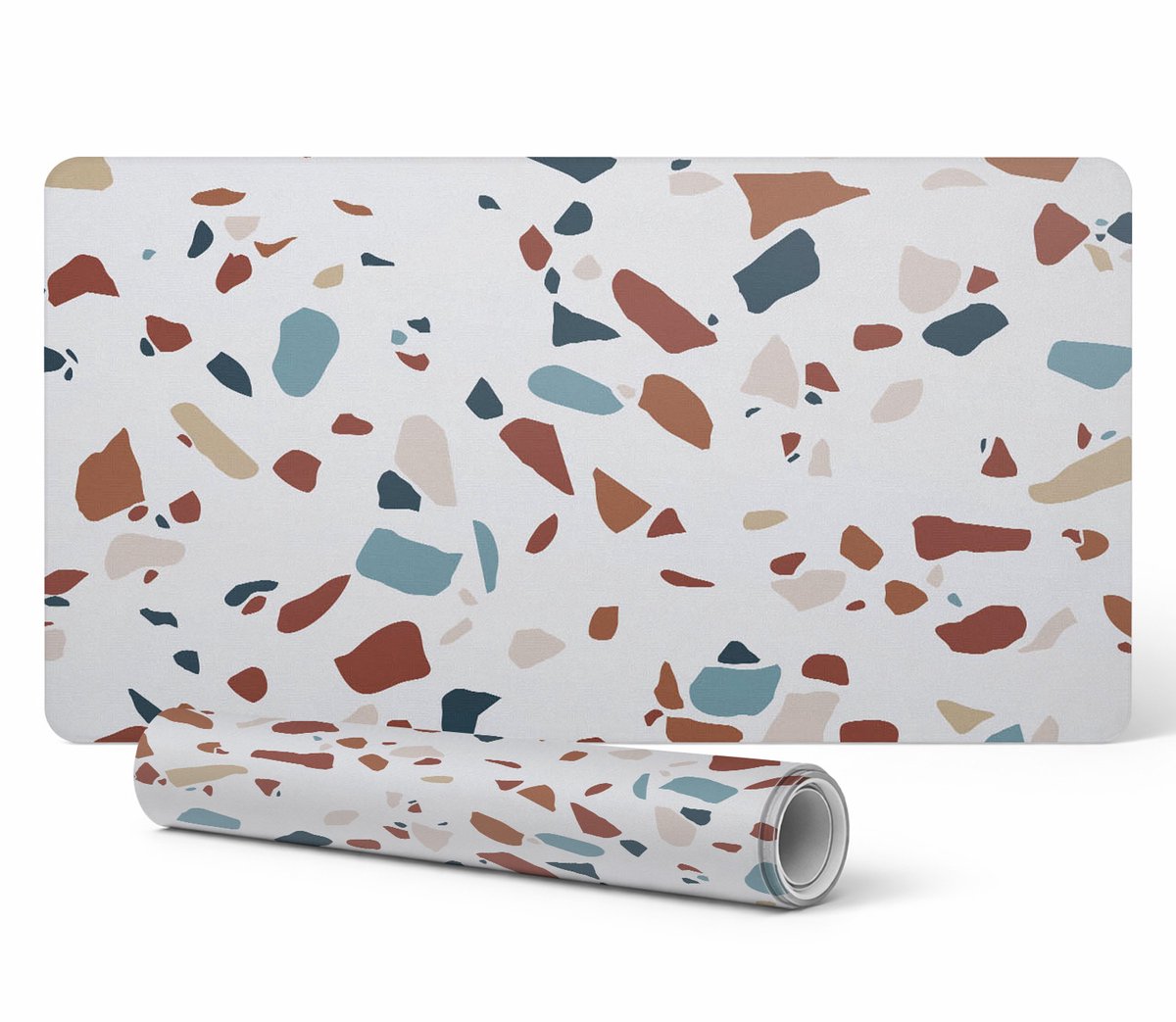 Decoratieve tafelmat met hoogwaardige print, kiezelmozaïek, 120x60 cm