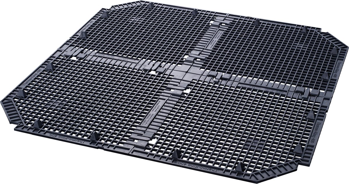 GARANTIA bodemrooster THERMO- / ECO-KING 400 L zwart