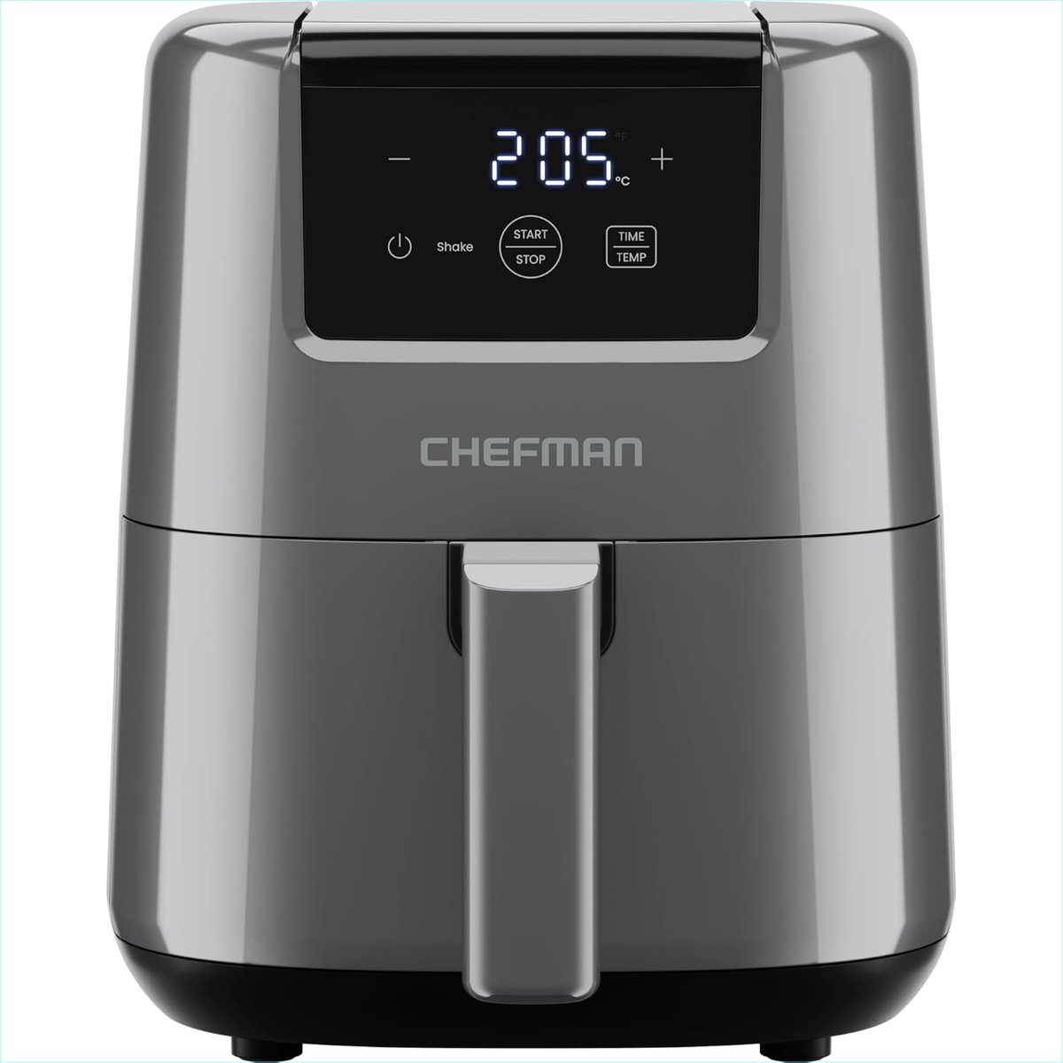 Mini Heteluchtfriteuse - Compacte Airfryer - Snelle Maaltijden - Digitale Timer - 2 Liter - Grijs