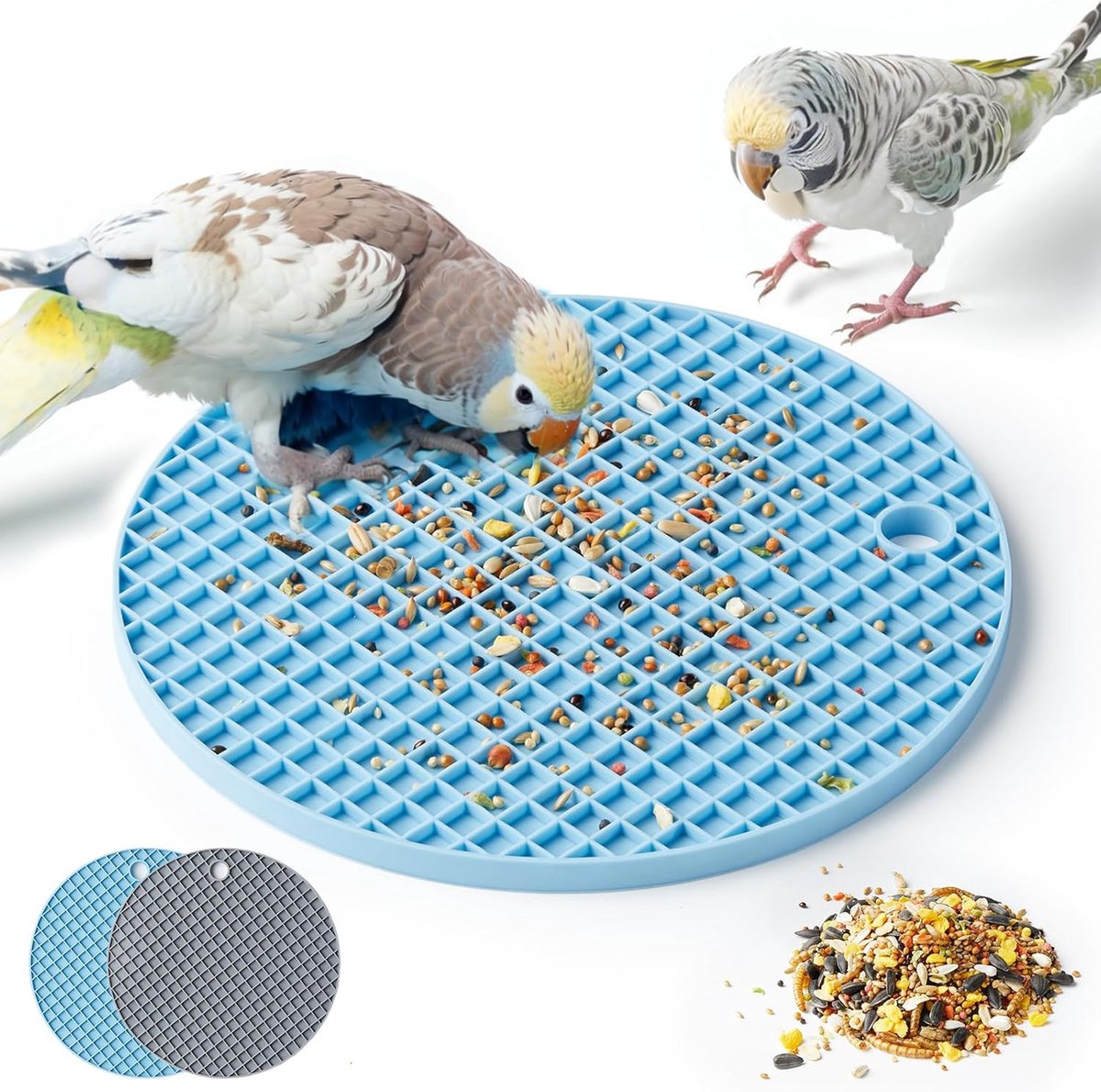 Vogel Foerageerspeelgoed - Interactieve Voederspellen - Voedertijd Verlengen - Stimuleert Natuurlijk Gedrag - 2 Stuks
