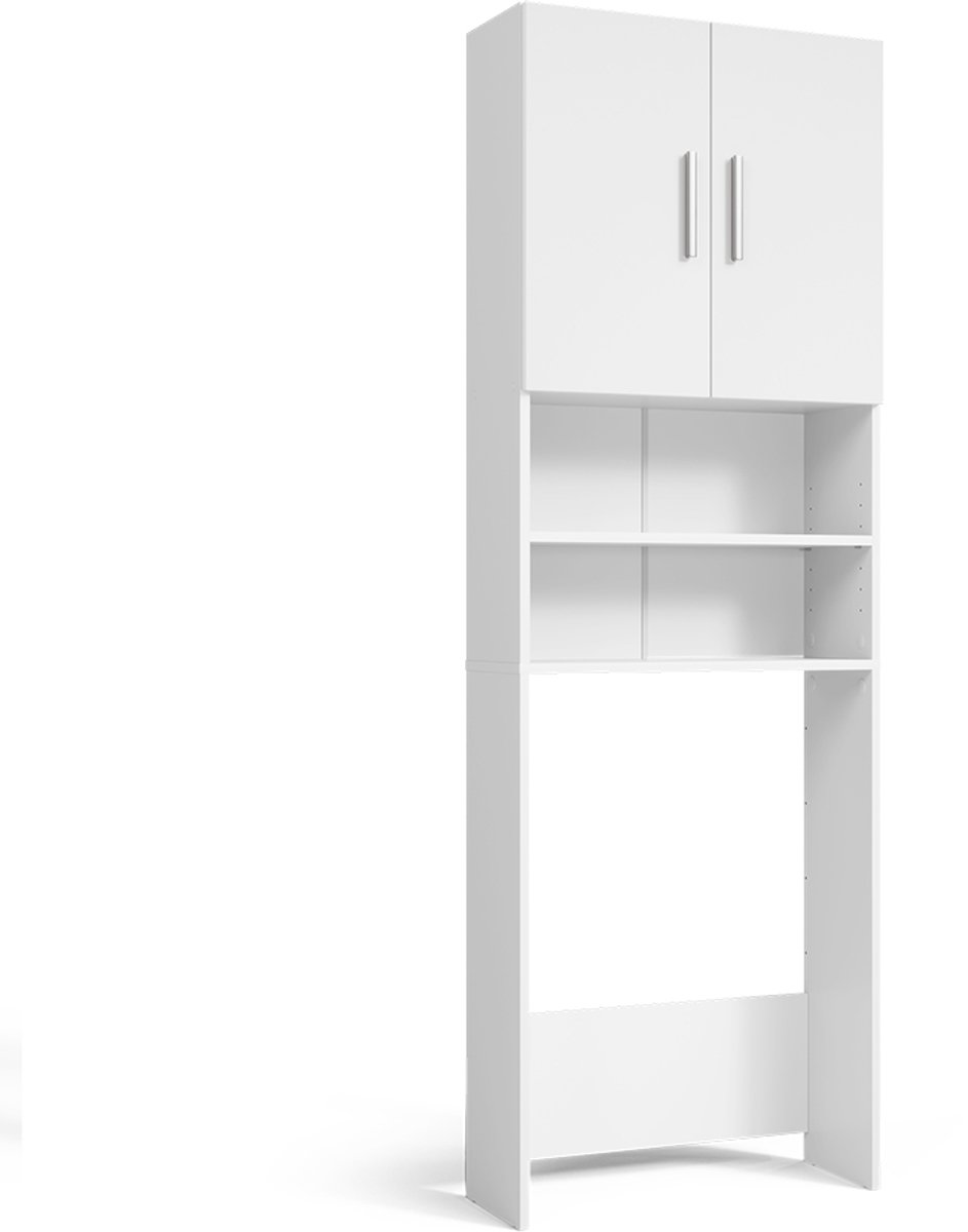 Vicco Wasmachinekast – 64 x 190 cm Wit