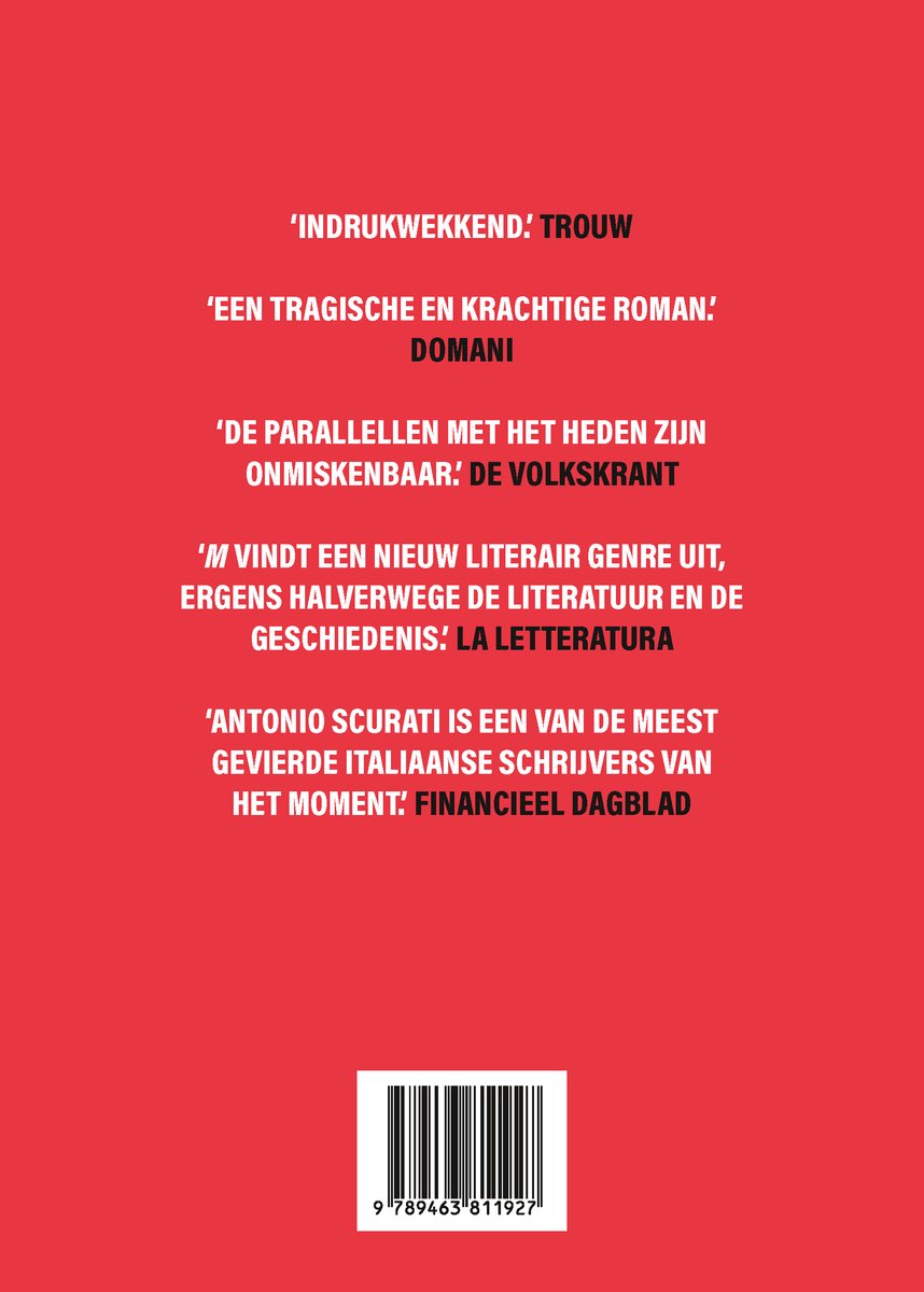 M. - De laatste dagen van Europa - back cover