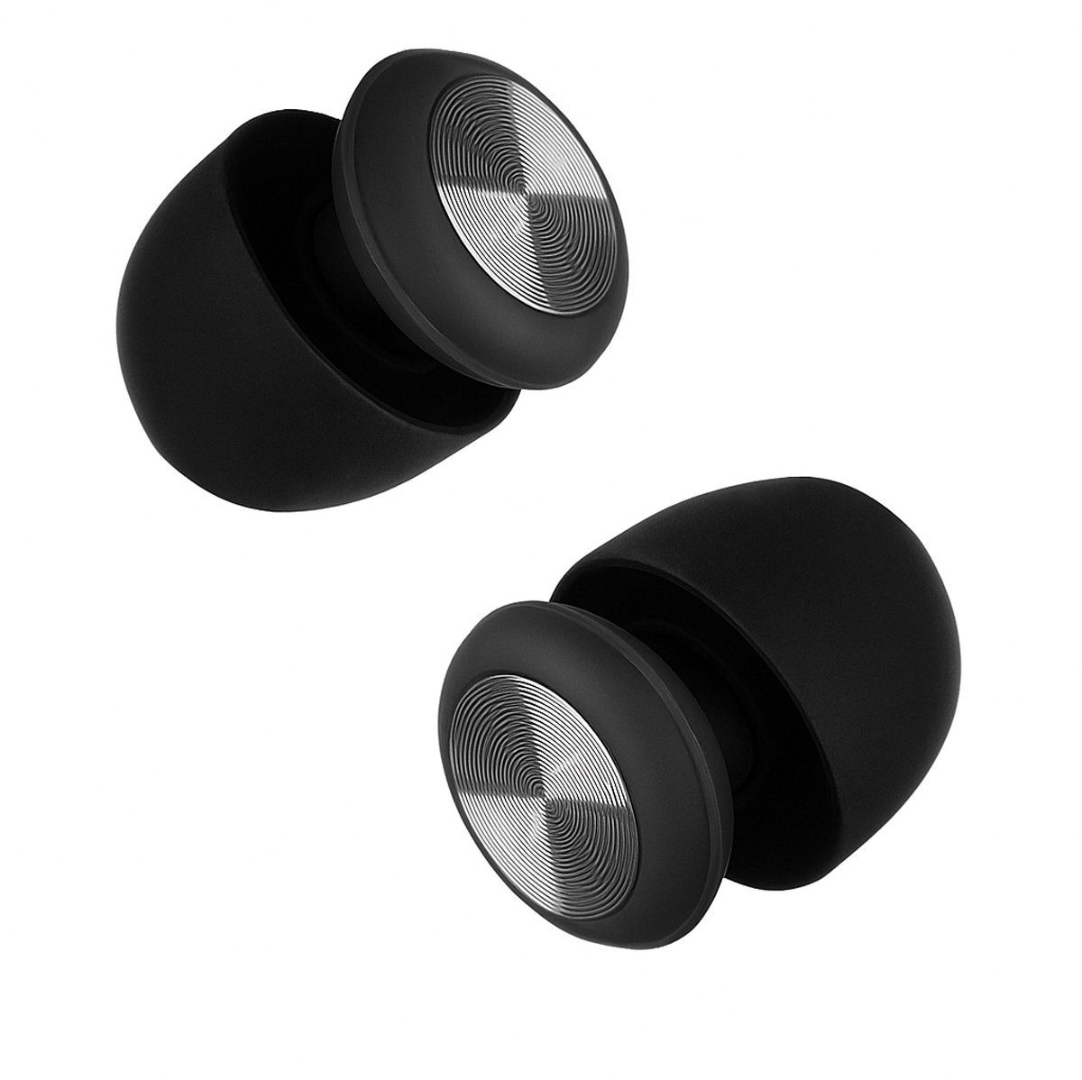 EarPlug Stoperserieb - Gehoorbeschermer - Czarno-Srebrne - Comfortabel Materiaal - 35 dB Reductie