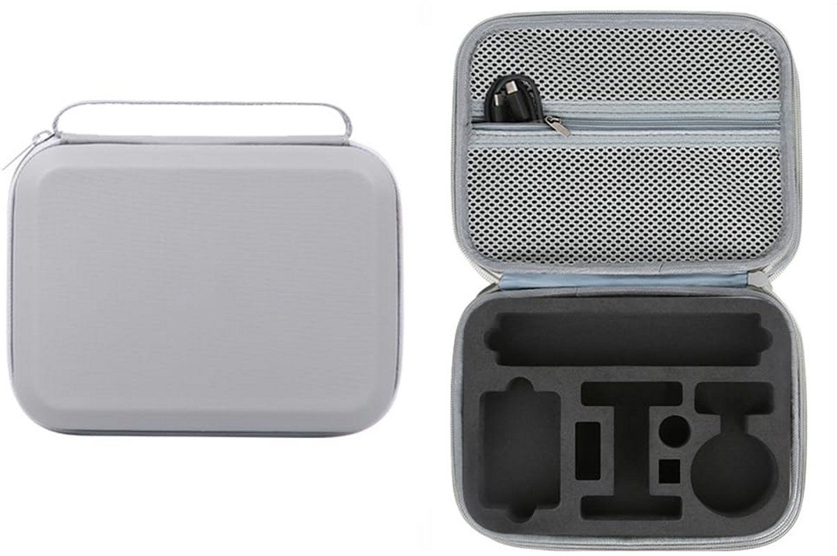 Kraftverdia® Draagtas voor Insta360 GO Ultra, Travel Opbergtas PU Lederen Beschermhoes Anti-Druk en Shockproof Organizer Case voor Go Ultra Camera, Zwart, Draagtas voor GO Ultra