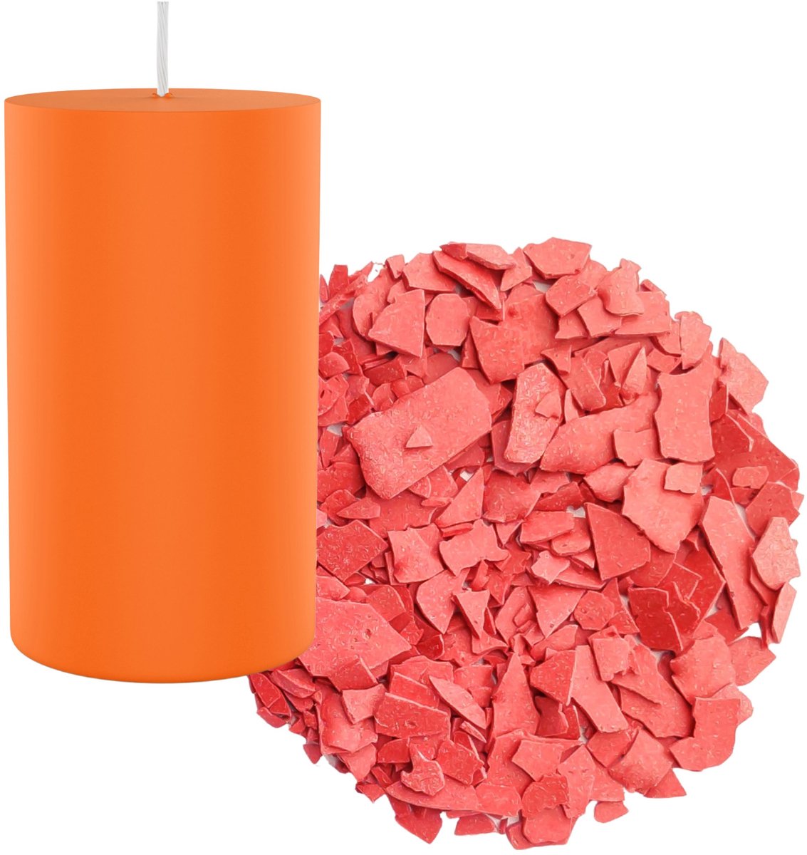 TopWosk Kaarskleurstof - Kaarsen pigment - Oranje - Intensieve kleur - Duurzaam en veelzijdig
