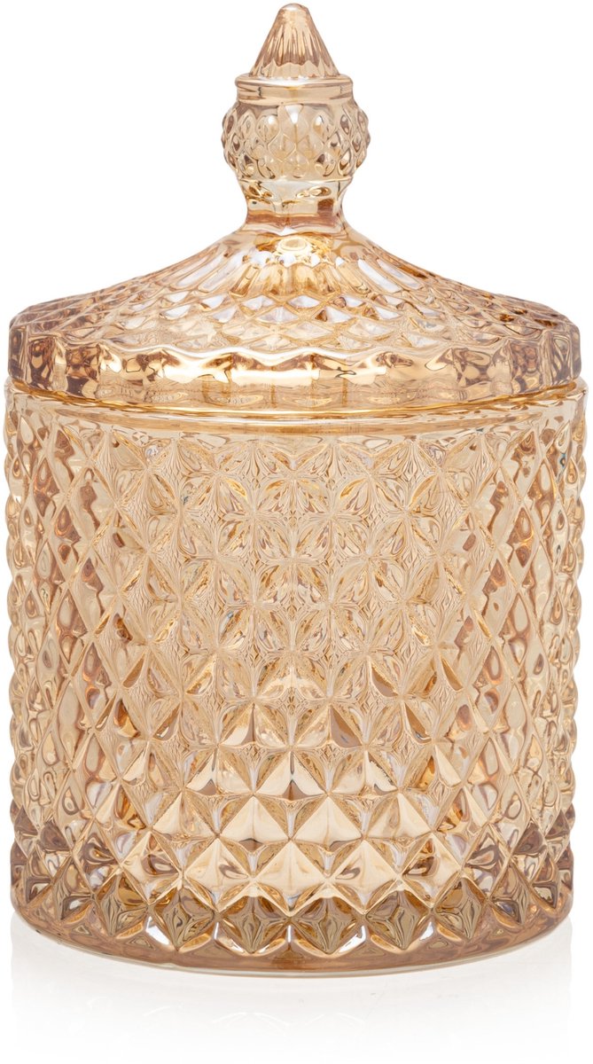 TopWosk - Kristallen Container - Gouden Klep - 300ml