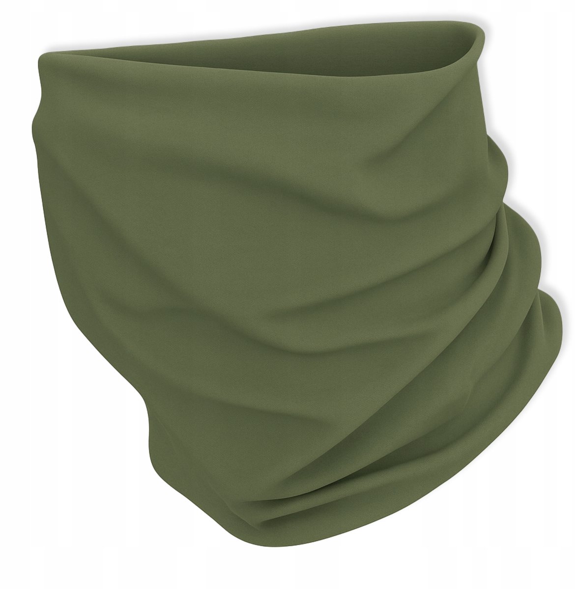 Dartomik - Kinder Nekwarmer - Unisex - Olijfgroen - 9 jaar+