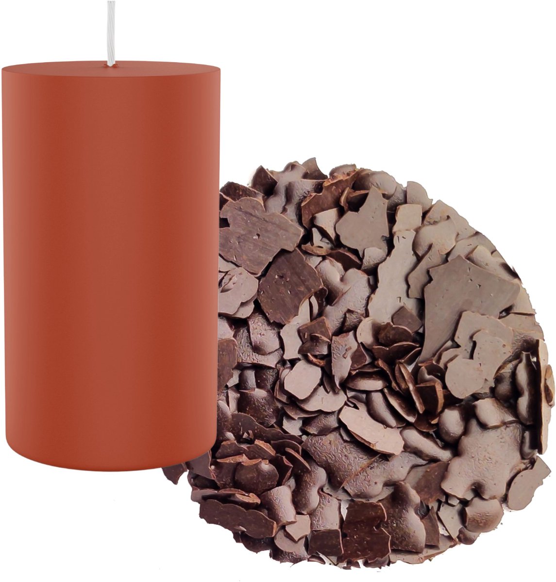 TopWosk Kaarskleurstof - Kaarsen pigment - Bruin - Intensieve kleur - Duurzaam en veelzijdig