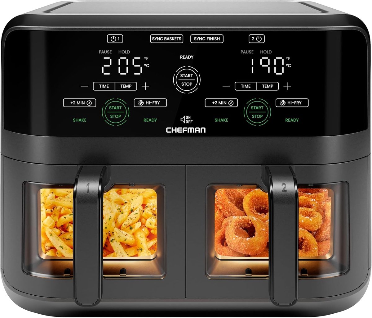Heteluchtfriteuse - Airfryer - Gezond Frituren - Met Kijkvenster - 3 Liter Capaciteit - Zwart