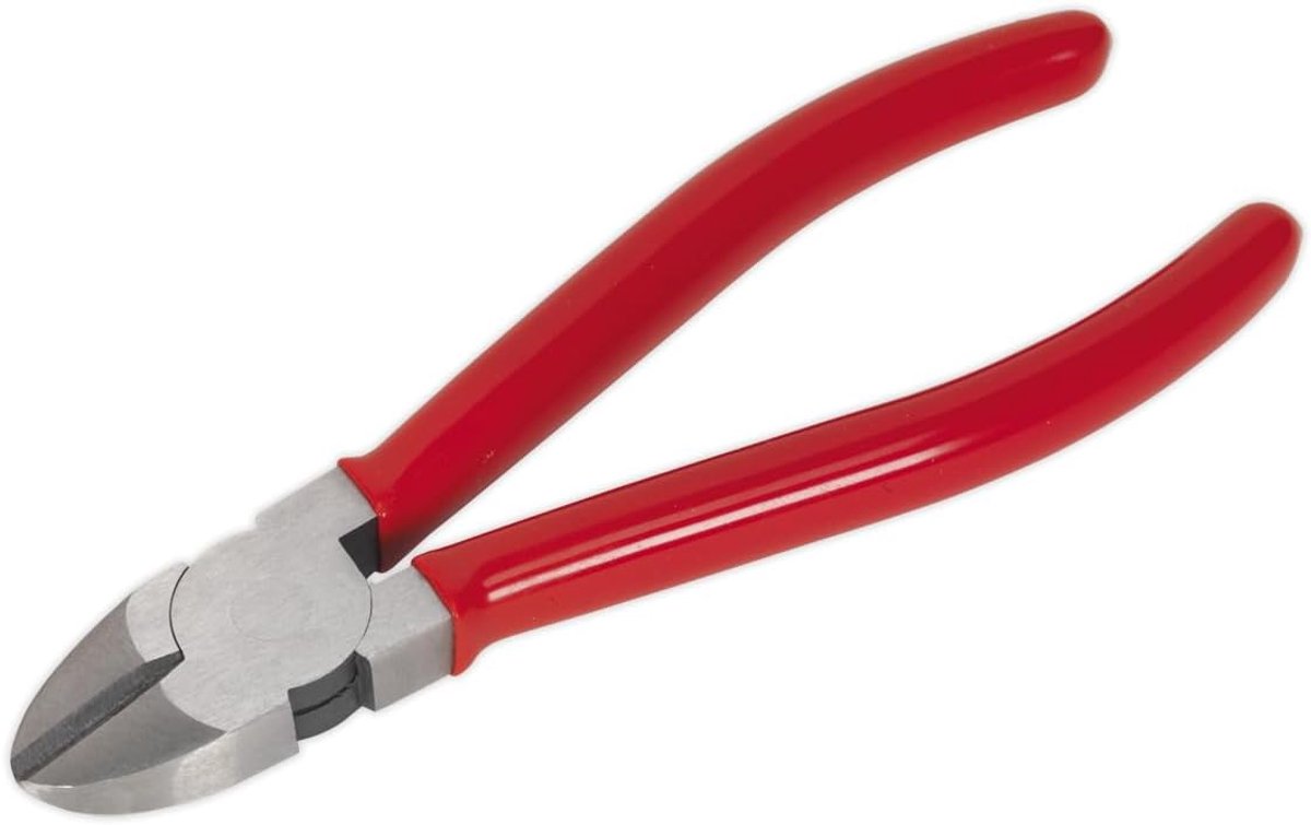 Zijkniptang - Zijsnijder Tang - Precisie Knippen - Ergonomisch Handvat - 160 mm - rood