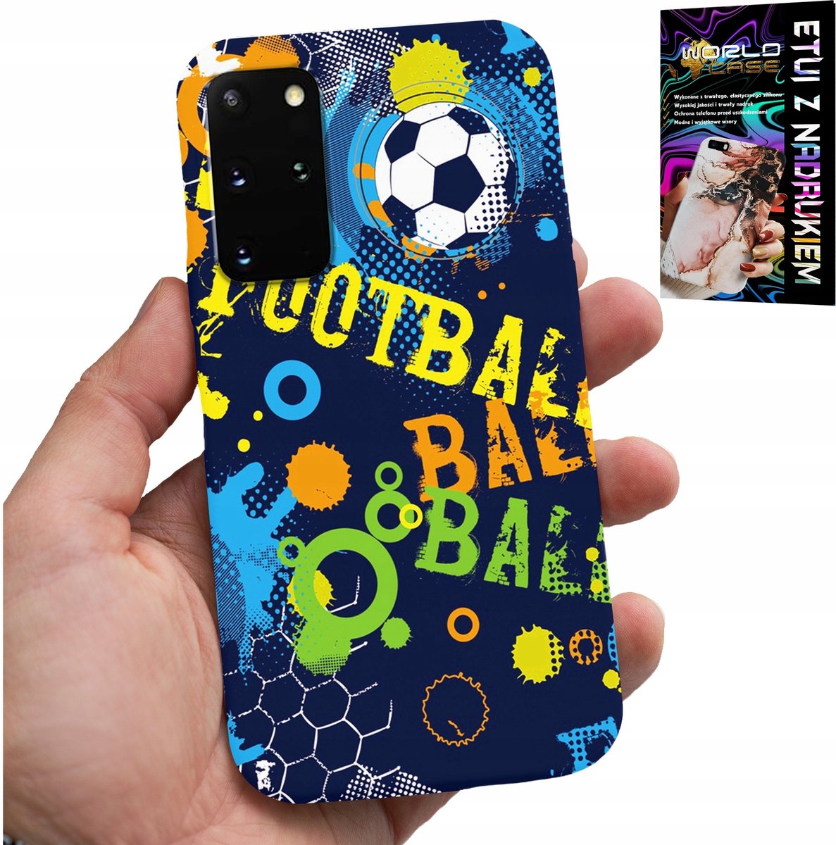 HOESJE VOOR SAMSUNG GALAXY S20 PLUS - VOETBAL, VOETBALTEAMS, VOETBALSPELERS